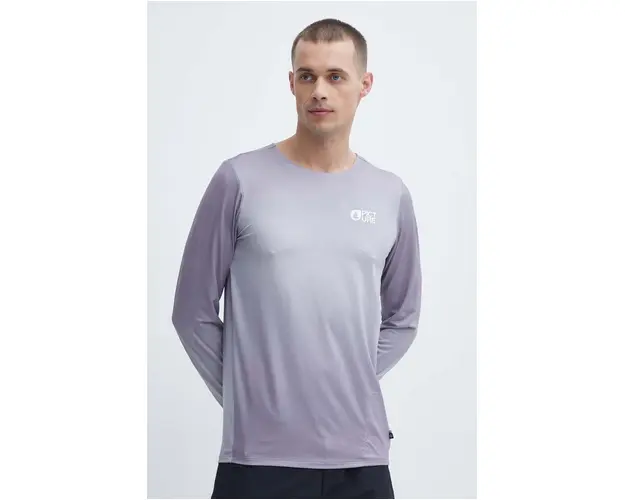 Picture longsleeve sport Osborn Printed culoarea violet, modelator, MTS1074