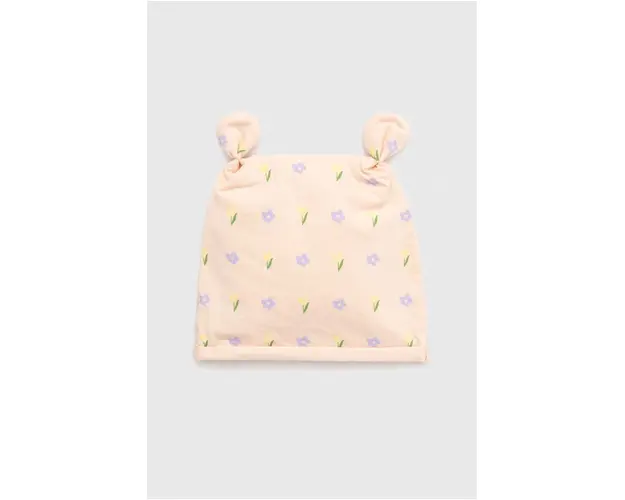 United Colors of Benetton caciula copii culoarea roz, din tesatura neteda