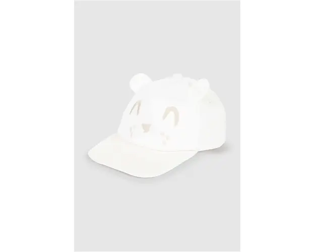 Mayoral sapca din bumbac pentru copii culoarea bej, cu imprimeu