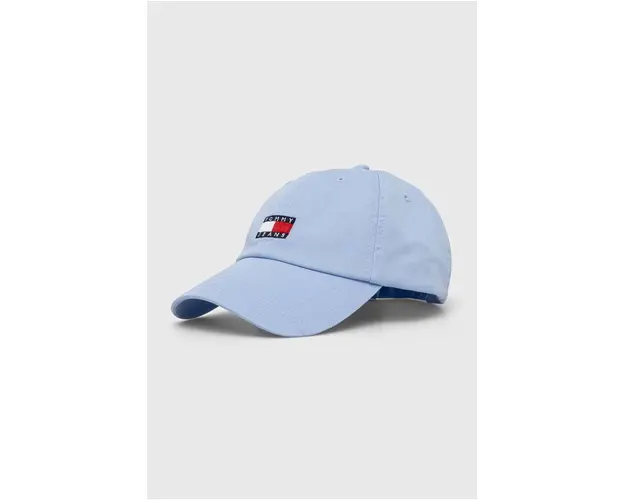 Tommy Jeans sapca de baseball din bumbac cu imprimeu AW0AW15848