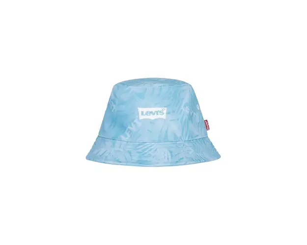 Levi's palarie reversibila din bumbac pentru copii LAN LEVI'S REVERSIBLE BUCKET C culoarea turcoaz