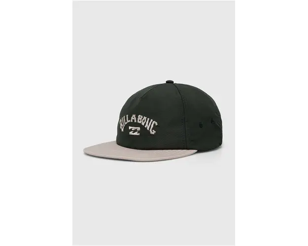 Billabong sapca culoarea verde, cu imprimeu, ABYHA00461