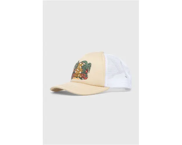 Quiksilver sapca culoarea bej, modelator