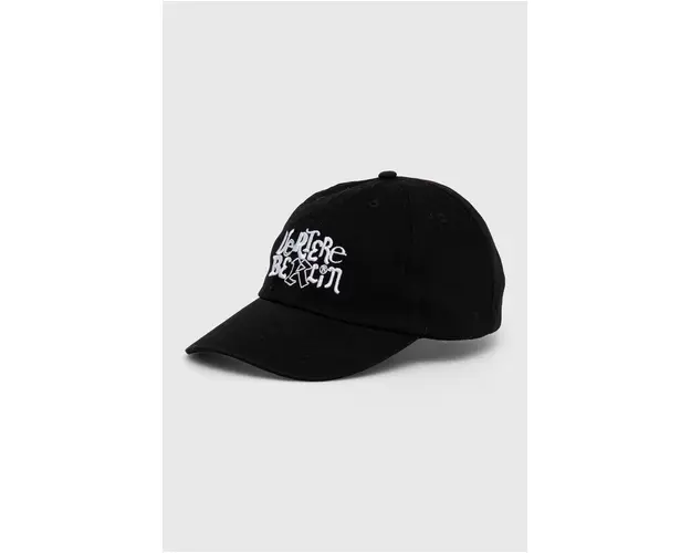 Vertere Berlin sapca de baseball din bumbac NETWORK culoarea negru, cu imprimeu, VER C41