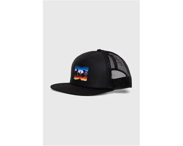 DC sapca culoarea negru, cu imprimeu