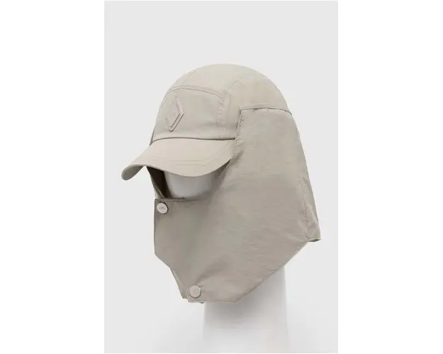 A-COLD-WALL* sapca Diamond Hooded Cap culoarea bej, cu imprimeu, ACWUA199