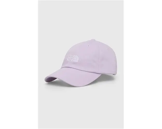 The North Face sapca culoarea violet, cu imprimeu, NF0A7WHOPMI1