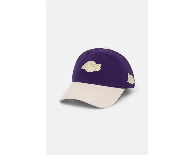 Mitchell&Ness sapca de baseball din bumbac Los Angeles Lakers culoarea violet, modelator, HHSSINTL1430-LALPURP