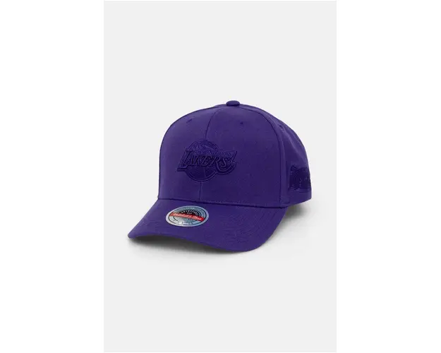 Mitchell&Ness sapca din amestec de lana Los Angeles Lakers culoarea violet, cu imprimeu, HHSSINTL1435-LALPURP