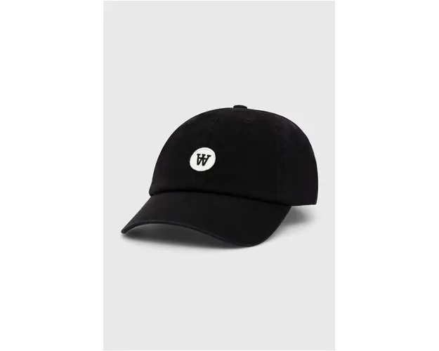 Wood Wood sapca de baseball din bumbac Eli Patch culoarea negru, cu imprimeu, 10000804.7083
