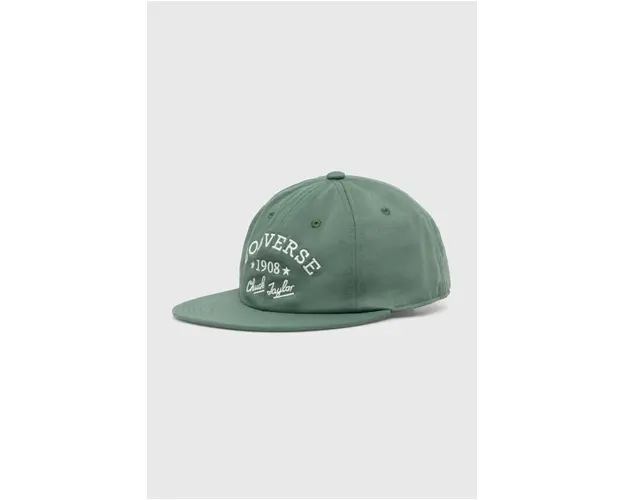 Converse sapca culoarea verde, cu imprimeu