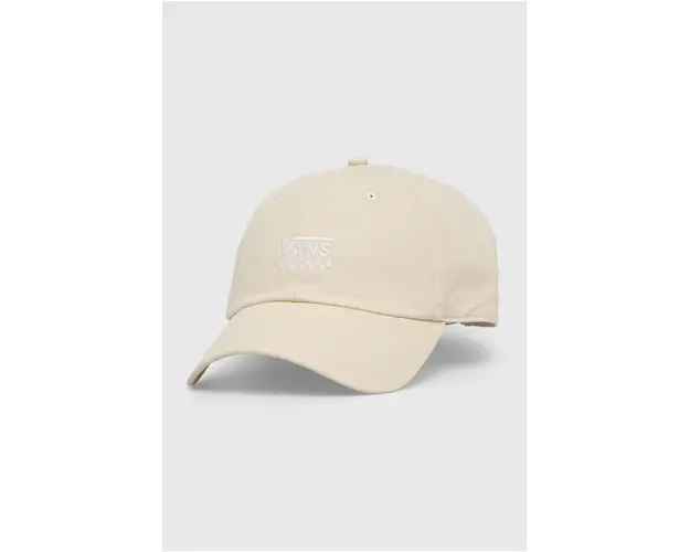 Vans sapca de baseball din bumbac culoarea bej, cu imprimeu