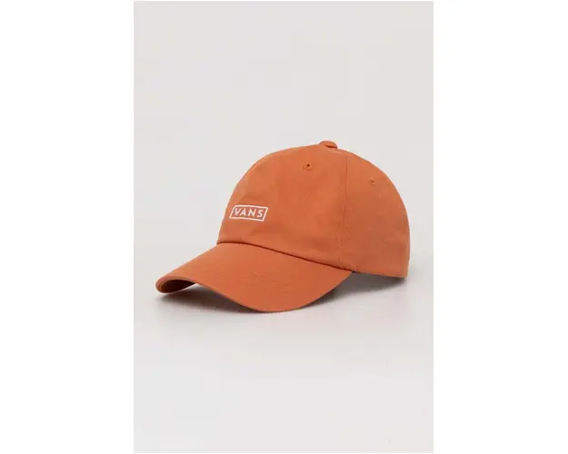 Vans sapca de baseball din bumbac culoarea portocaliu, cu imprimeu