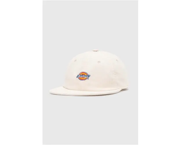 Dickies sapca de baseball din catifea CHASE CITY CAP culoarea alb, cu imprimeu, DK0A4YPJ