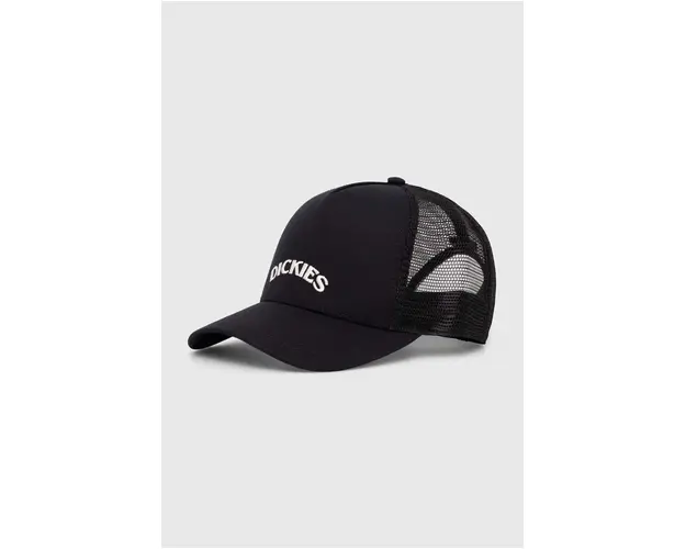 Dickies sapca SHAWSVILLE TRUCKER culoarea negru, cu imprimeu, DK0A4YPG