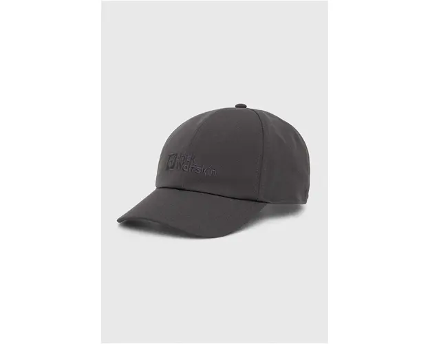 Jack Wolfskin sapca culoarea gri, cu imprimeu