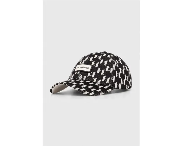 Karl Lagerfeld sapca culoarea negru, modelator