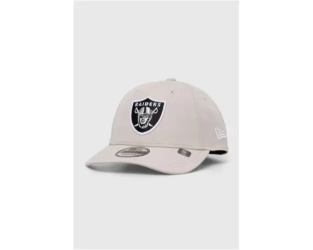 New Era sapca culoarea gri, cu imprimeu, LAS VEGAS RAIDERS