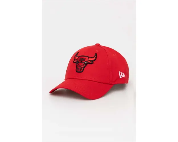 New Era sapca de baseball din bumbac culoarea rosu, cu imprimeu, CHICAGO BULLS