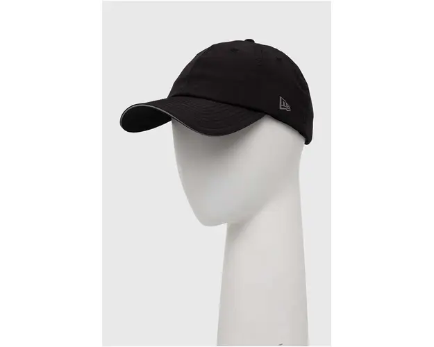 New Era sapca culoarea negru, neted