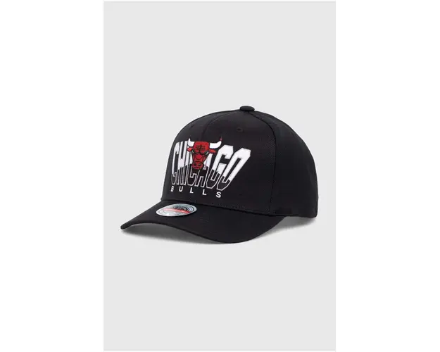 Mitchell&Ness sapca din amestec de lana NBA CHICAGO BULLS culoarea negru, cu imprimeu