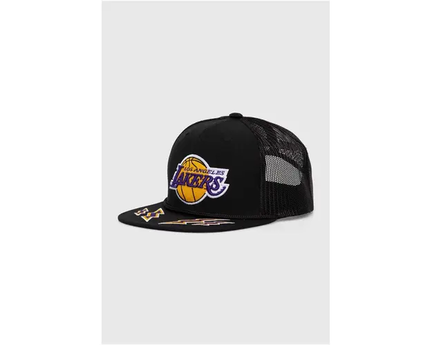 Mitchell&Ness sapca NBA LOS ANGELES LAKERS culoarea negru, cu imprimeu