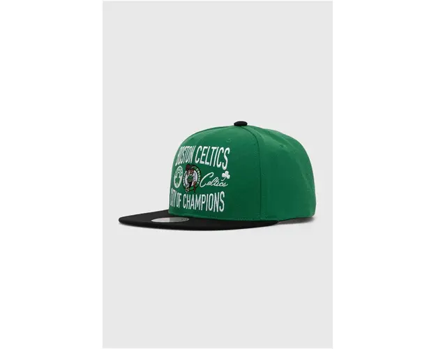 Mitchell&Ness sapca NBA BOSTON CELTICS culoarea verde, cu imprimeu