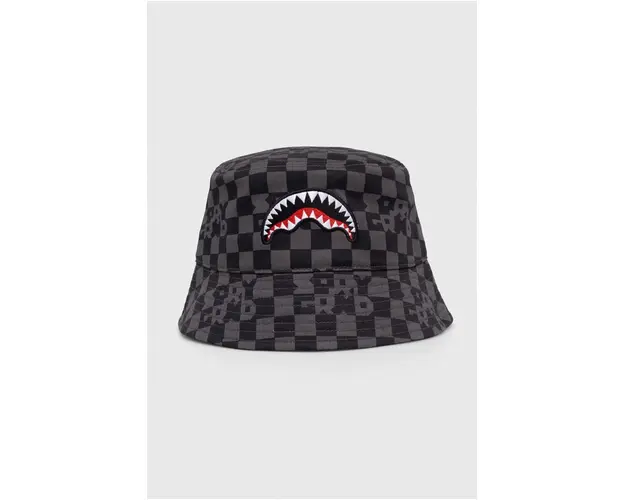 Sprayground palarie din bumbac culoarea gri, bumbac