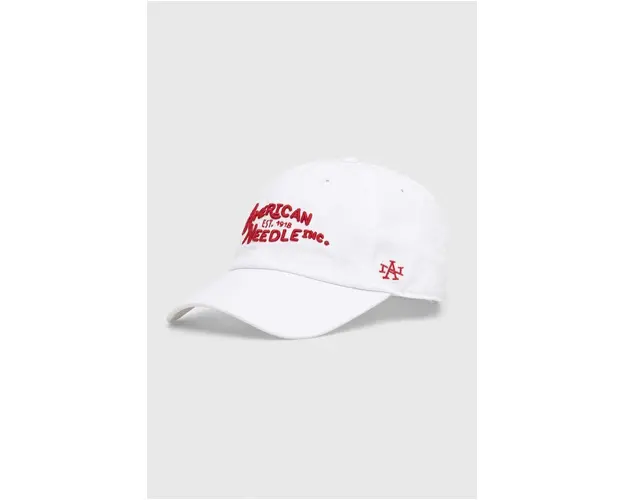 American Needle sapca de baseball din bumbac Ballpark culoarea alb, cu imprimeu
