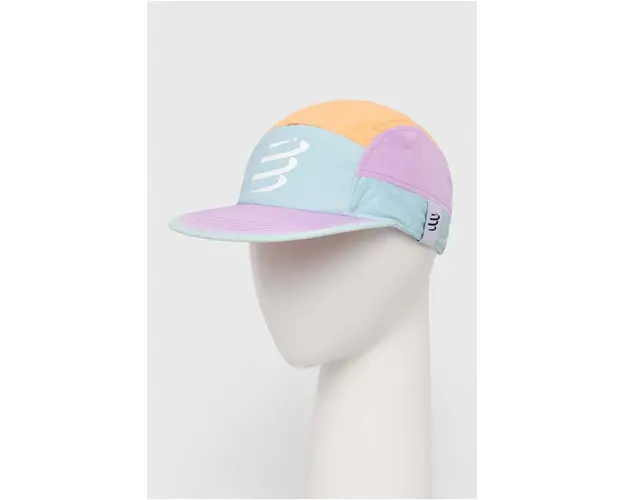 Compressport sapca 5 Panel Light Cap culoarea turcoaz, modelator, CU00097B
