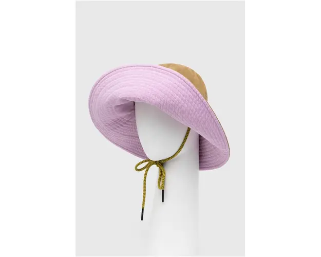 OAS palarie din bumbac culoarea verde, bumbac