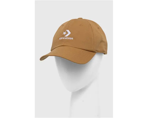 Converse sapca culoarea bej, cu imprimeu, 10022131-A24