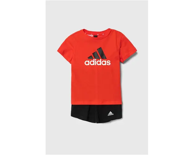 adidas set de bumbac pentru bebelusi culoarea portocaliu