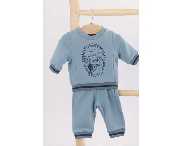 Tartine et Chocolat trening din bumbac pentru bebelusi