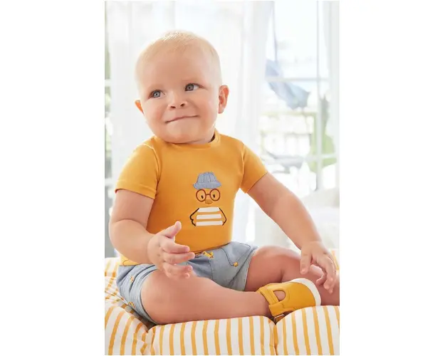 Mayoral Newborn compleu bebe culoarea galben