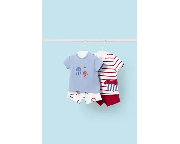 Mayoral Newborn compleu bebe culoarea rosu