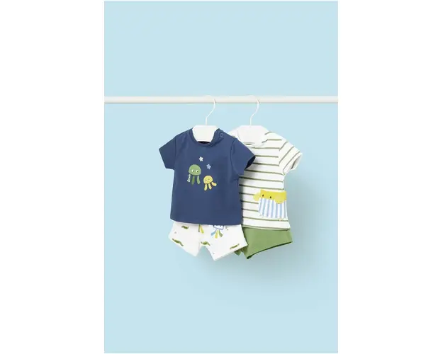 Mayoral Newborn compleu bebe culoarea verde