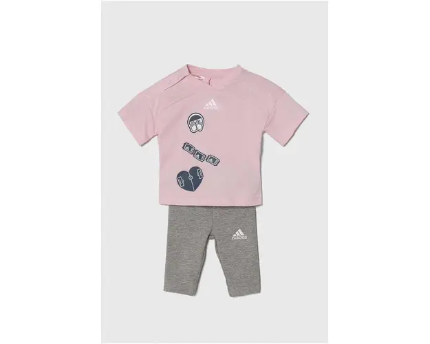 adidas compleu bebe culoarea roz