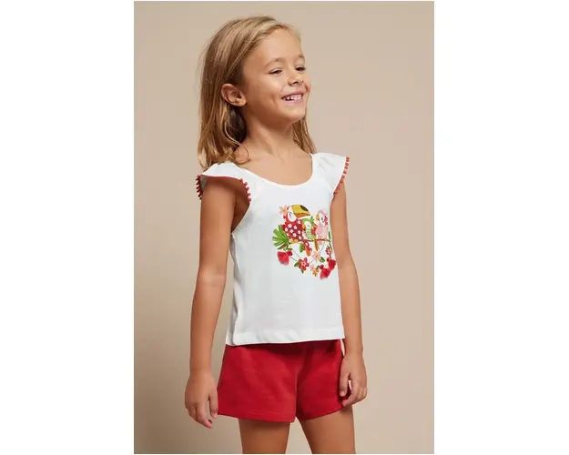 Mayoral set de bumbac pentru copii culoarea violet