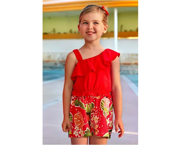 Mayoral set de bumbac pentru copii culoarea violet