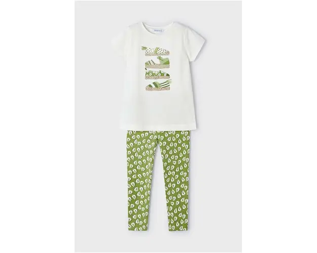 Mayoral set de bumbac pentru copii culoarea bej