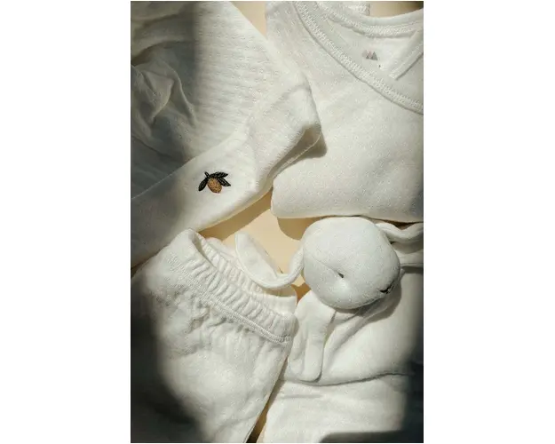 Konges Sløjd compleu bebe culoarea alb