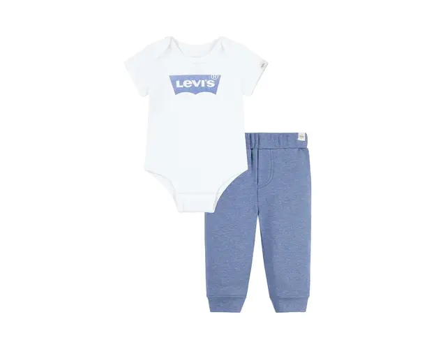 Levi's set de bumbac pentru bebelusi LVN BATWING BODYSUIT SET