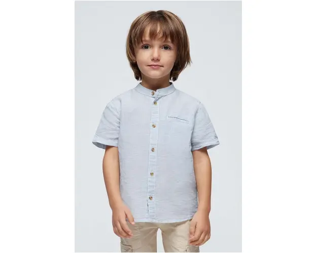 Mayoral camasa din amestec de in pentru copii