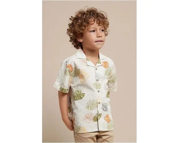 Mayoral camasa de bumbac pentru copii culoarea verde