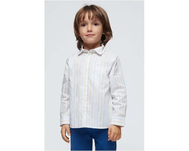 Mayoral camasa de bumbac pentru copii culoarea alb
