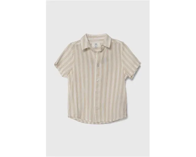 zippy camasa de bumbac pentru copii culoarea bej