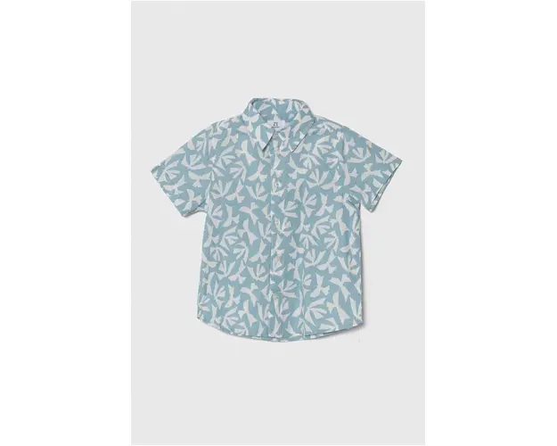 zippy camasa de bumbac pentru copii culoarea turcoaz