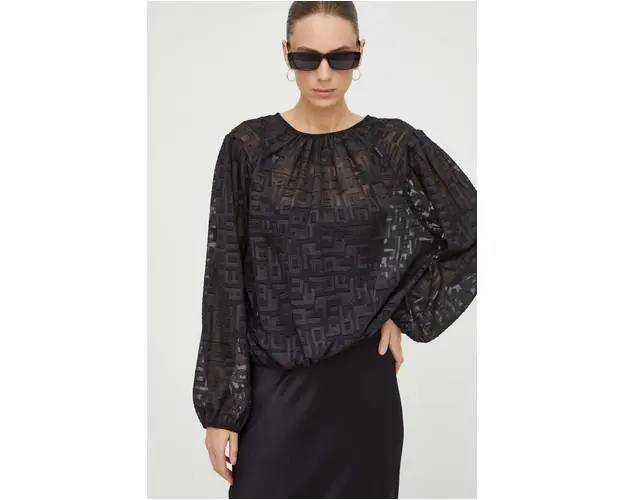 G-Star Raw bluza femei, culoarea negru, modelator