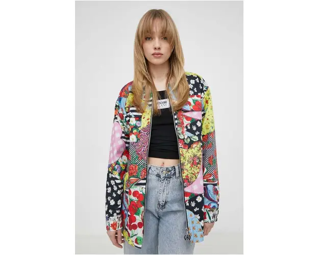 Moschino Jeans geaca cu aspect de camasa de tranzitie